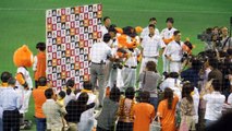 大田選手プロ入り初HR　ヒーローインタビュー　（2012.9.23)