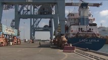سفينة المساعدات التركية تصل ميناء أسدود