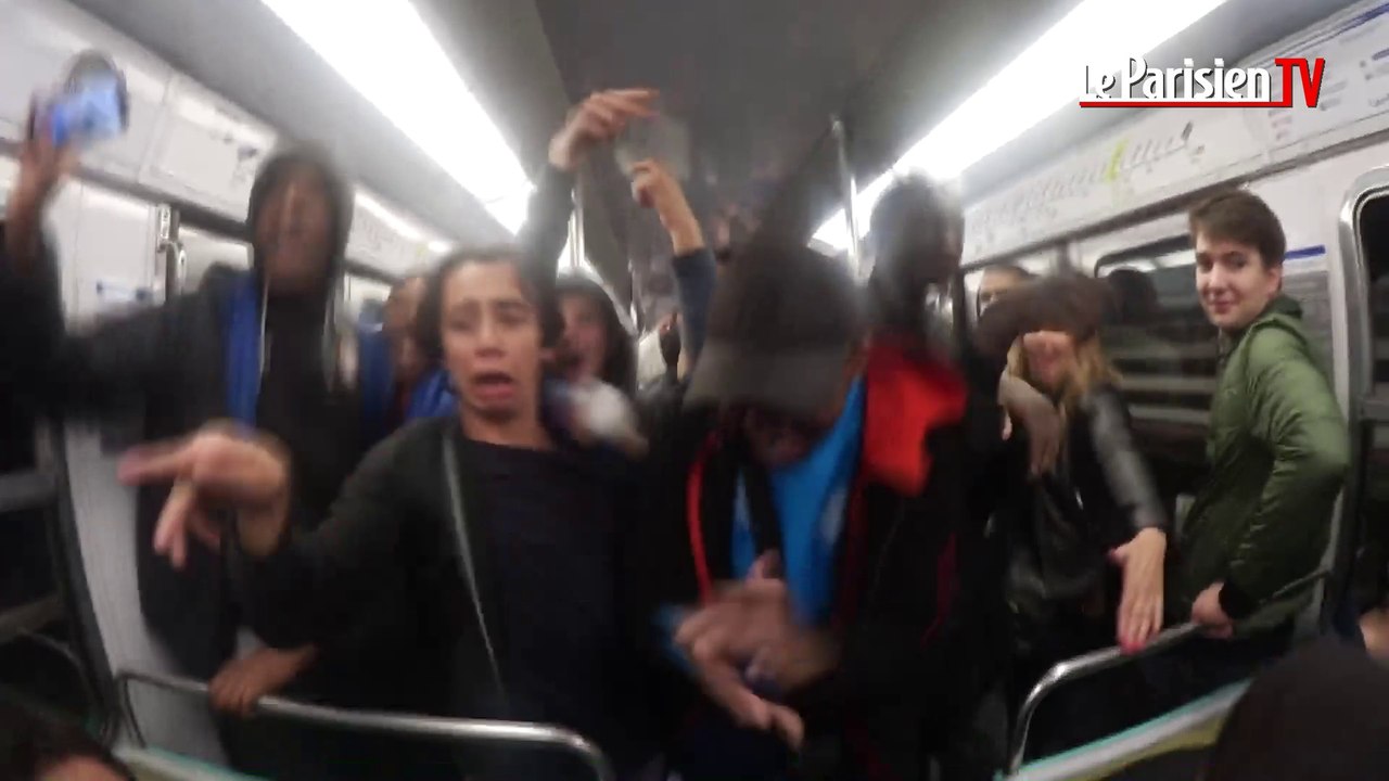 Euro 2016 : le métro fou des supporteurs des Bleus