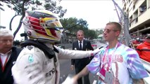 Justin Bieber hangs out with Formula 1 Monaco Grand Prix winner Lewis Hamilton - May 29, 2016