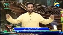 Another u-turn - After spitting venom against Army yesterday, again doing pro-army speech - Watch Aamir Liaqat on youme-e-Pakistan