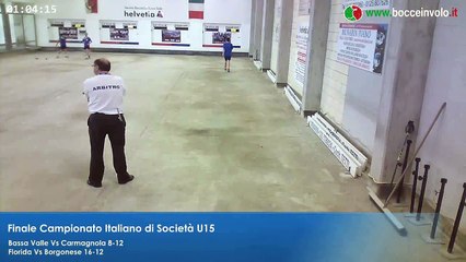 Finale Campionato di Società U15 2016 - Partite Tradizionali