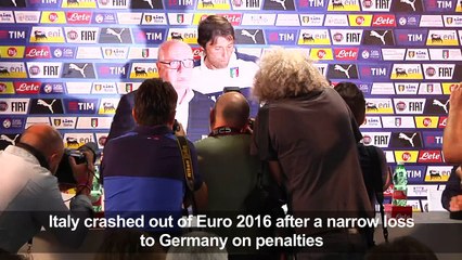 Emotional Conte bids farewell to Italian national team