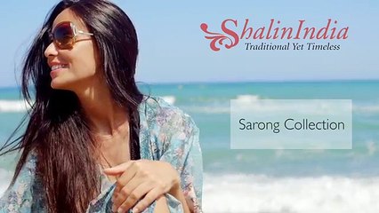 ShalinIndia Women's Cotton Swim Cover Ups Sarong Wrap Dresses