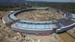Travaux impressionnants du nouveau siège d'Apple en cercle géant !