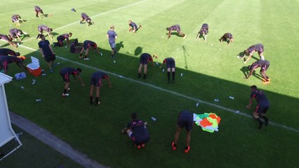 Travail de conservation vendredi pour les Violets