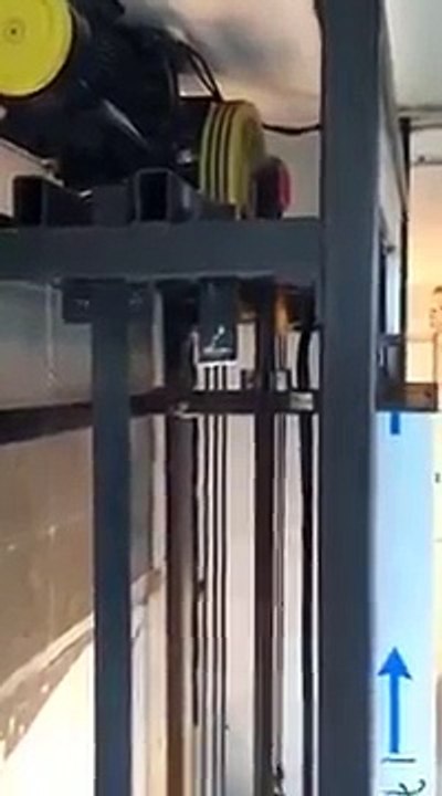 elevator akış asansör c100 machine gared gearless machine elavatori