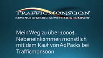 Trafficmonsoon Mein Weg zu über 1000$ Nebeneinkommen mit dem Kauf von AdPacks