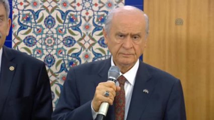 MHP Genel Başkanı Bahçeli, Vatandaşlarla Bayramlaştı (2)