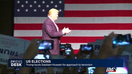 Trump lauds Saddam Hussein for approach to terrorism