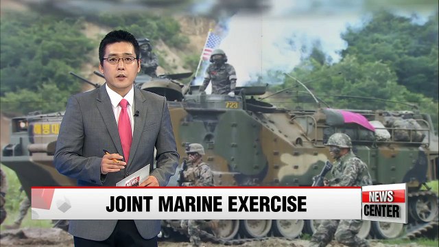 S. Korea and U.S. marines conduct joint exercise in Pohang