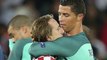 Cristiano Ronaldo consoles Luka Modric after Portugal knocks Croatia out of Euro 2016 Respect !