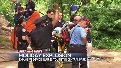 Un jeune homme se fait arracher la jambe par une mystérieuse explosion en plein Central Park à New York