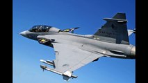 saab JAS - 39 Gripen fighter planes made ​​in Sweden that is respected by the military world