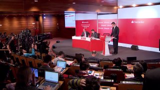 Santander obtuvo un beneficio de 1.717 mill. de euros, un aumento del 32% - Resultados 1T15