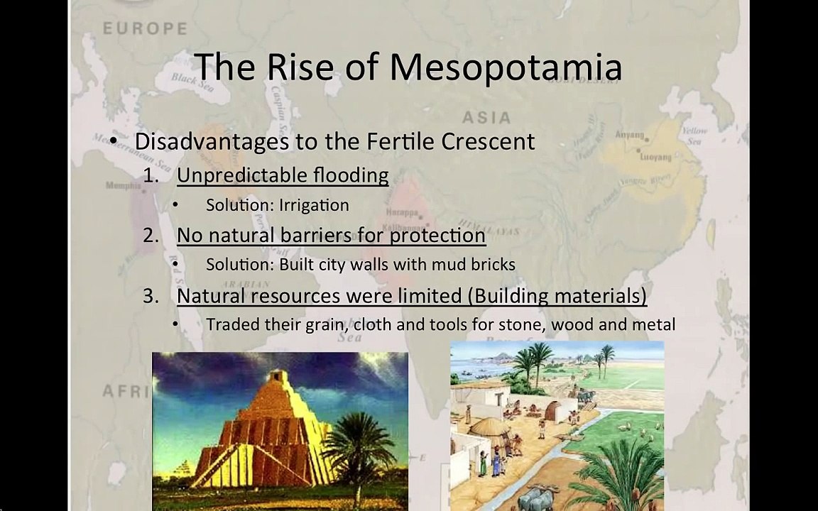 World History Lesson 1- Mesopotamia