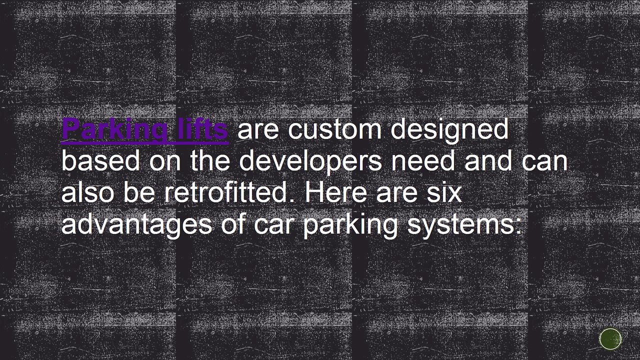 6 Advantages Of Automated Car Parking Systems