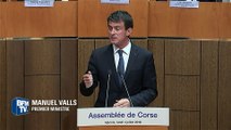 Collectivité unique de Corse: Valls évoque 