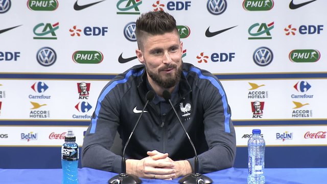 Foot - Euro - Bleus : Giroud «Toujours agréable d'être ovationné»