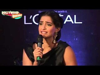 Bollywood Actress Sonam Kapoor Unveils L'Oreal Sunset:Look for Cannes 2013