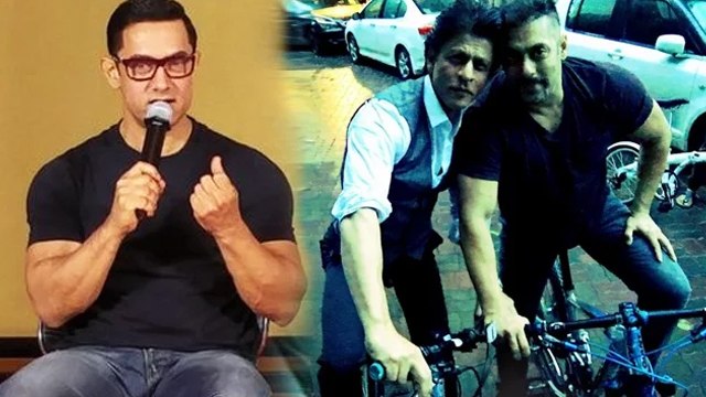Aamir Khan Makes FUN Of Salman & Shahrukh Friendship