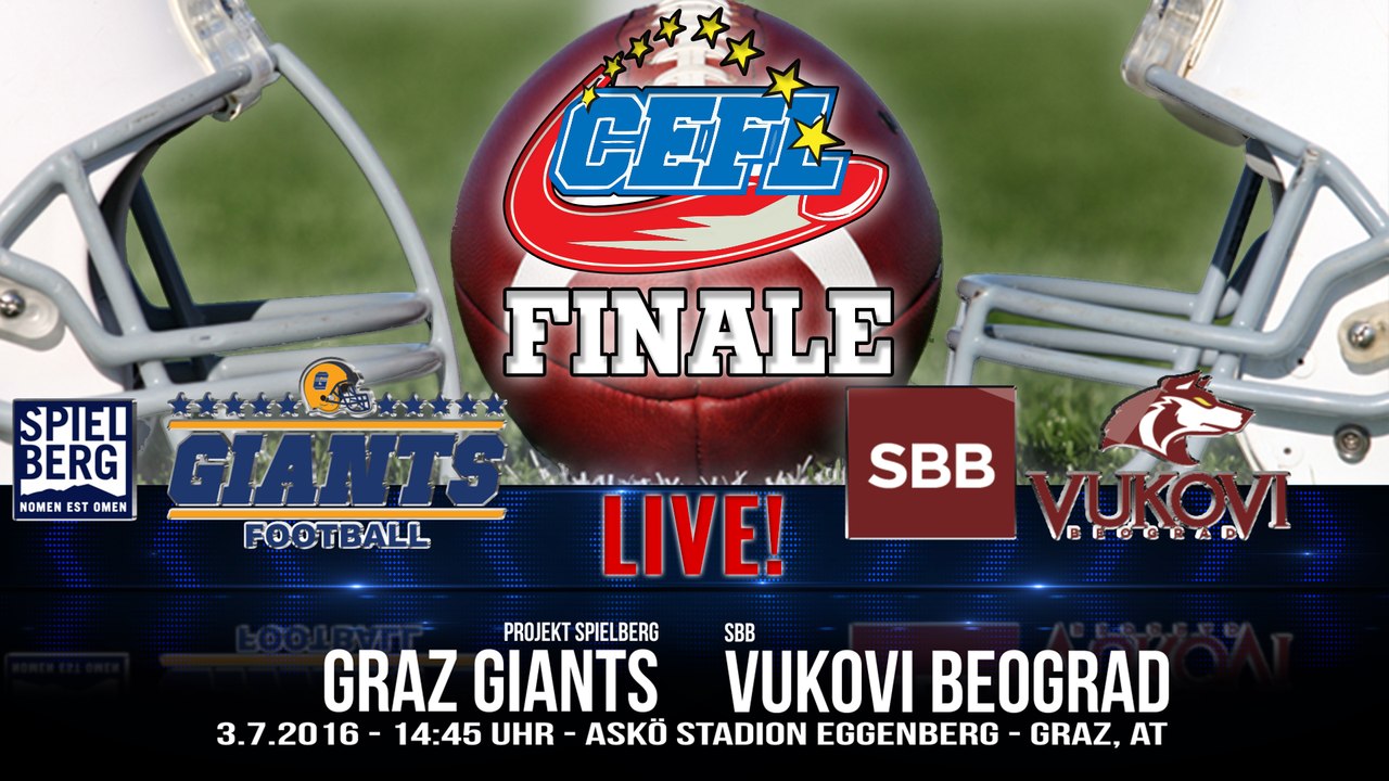 CEFL Finale 2016: Graz Giants vs. SBB Vukovi Beograd