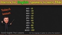 Thai Lesson 17 - Thai Numbers 10, 20, 30, 40, 50, 60, 70, 80, 90,100