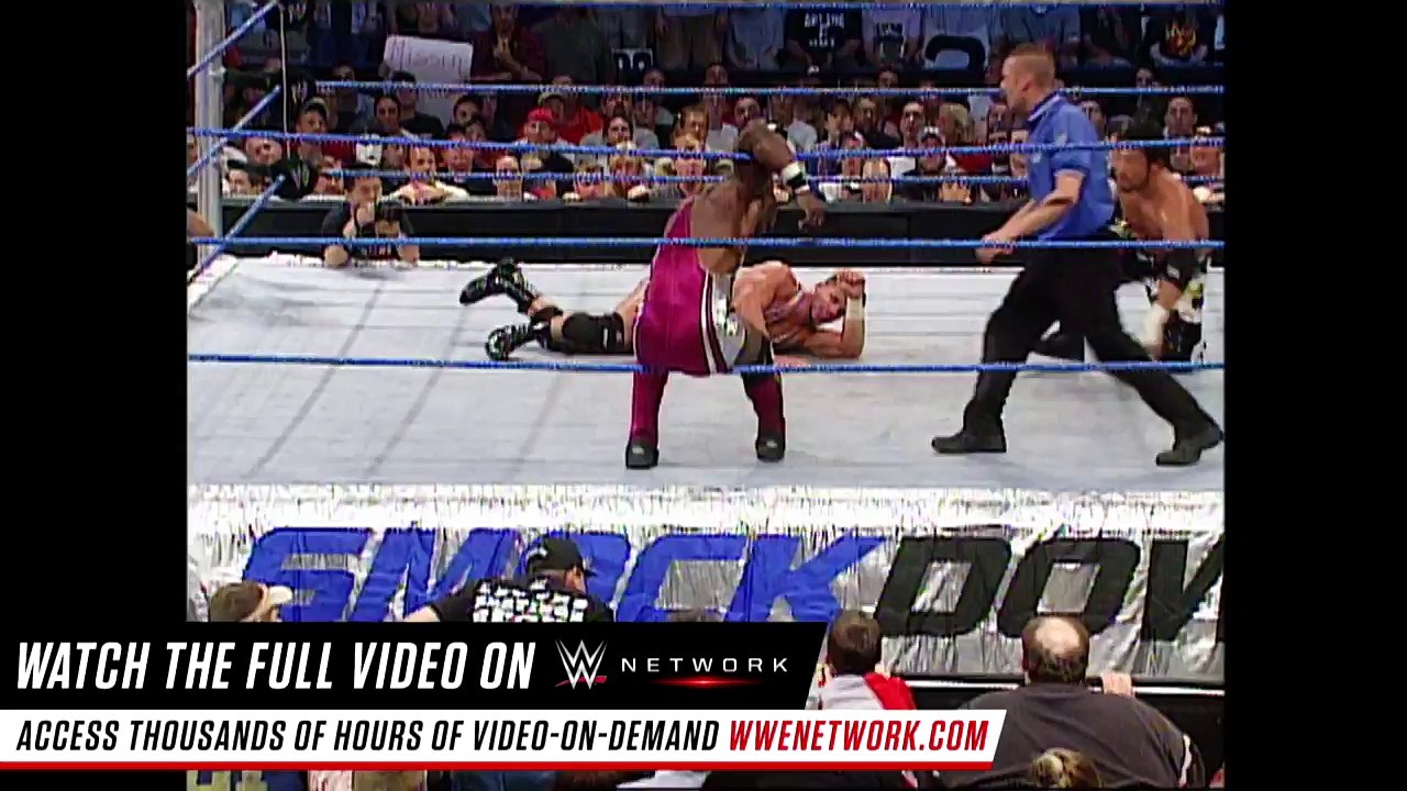 Charlie Haas & Shelton Benjamin vs Eddie Guerrero & Tajiri - WWE Tag Team Title Match, July 3, 2003