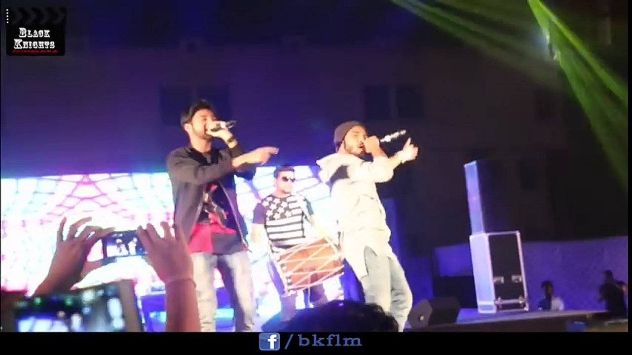 All Black Raftaar Live Performance JNIT Jaipur Video 2016 Full Hd