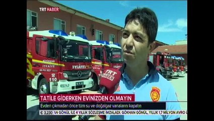 Tatile giderken evinizden olmayın