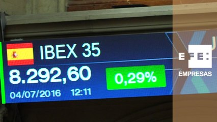 El Ibex 35 mantiene las ganancias al mediodía y se sitúa en los 8.280 puntos