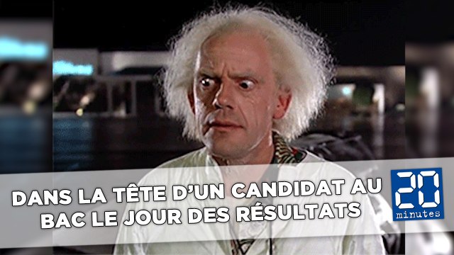 Dans la tête d'un candidat au bac le jour des résultats