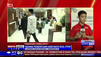 Rapat Sidang Isbat Tentukan 1 Syawal 1437 Hijriah