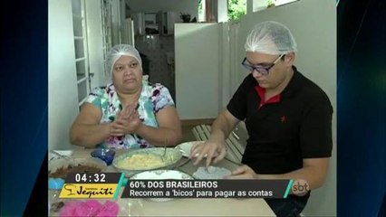 Mais de 60% dos brasileiros fazem bico para complementar renda