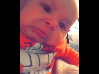 Baby Gets Emotional While Watching TV