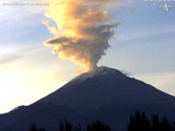 Popocatepetl Volcano Eruption in September 2015