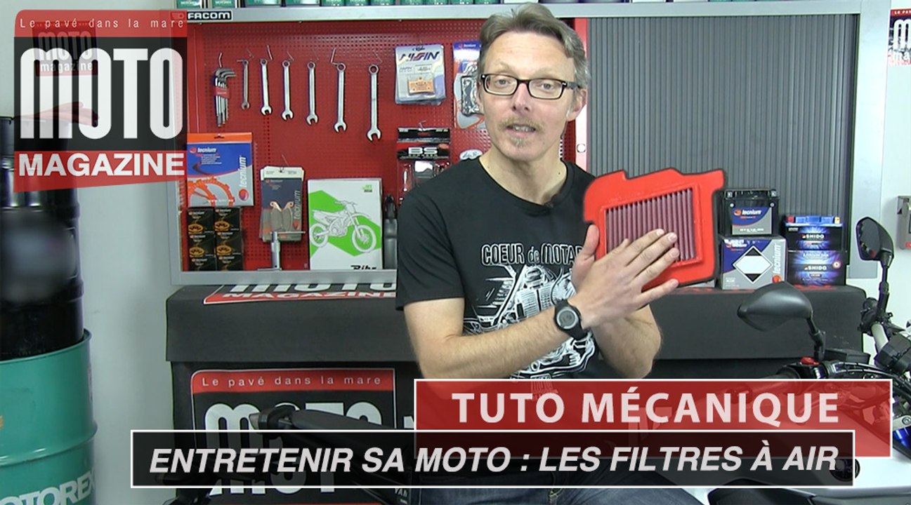 Tuto mécanique de Motomag : entretien du filtre à air