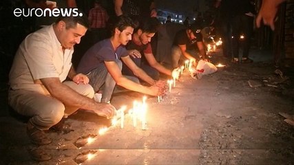 Vigil for victims of deadly Baghdad blasts