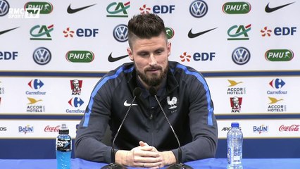 Giroud : "Il va falloir mettre l'Allemagne de côté