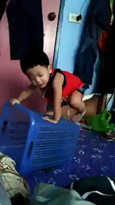 small child fallen
