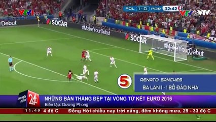 EURO 2016: Những bàn thắng đẹp nhất vòng tứ kết.