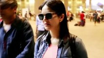 HOT Sunny Leone With Her Husband Spotted At Mumbai Airport