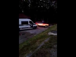 Drunk man VS Police, FUN, Talsi, Latvia