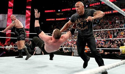 The Rock Returns to Save His Cousin, Roman Reign- Raw, January 11, 2016