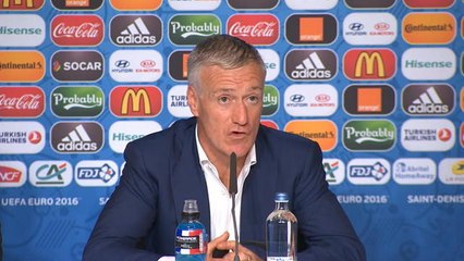 Euro 2016 - La réaction de Didier Deschamps après France/Islande