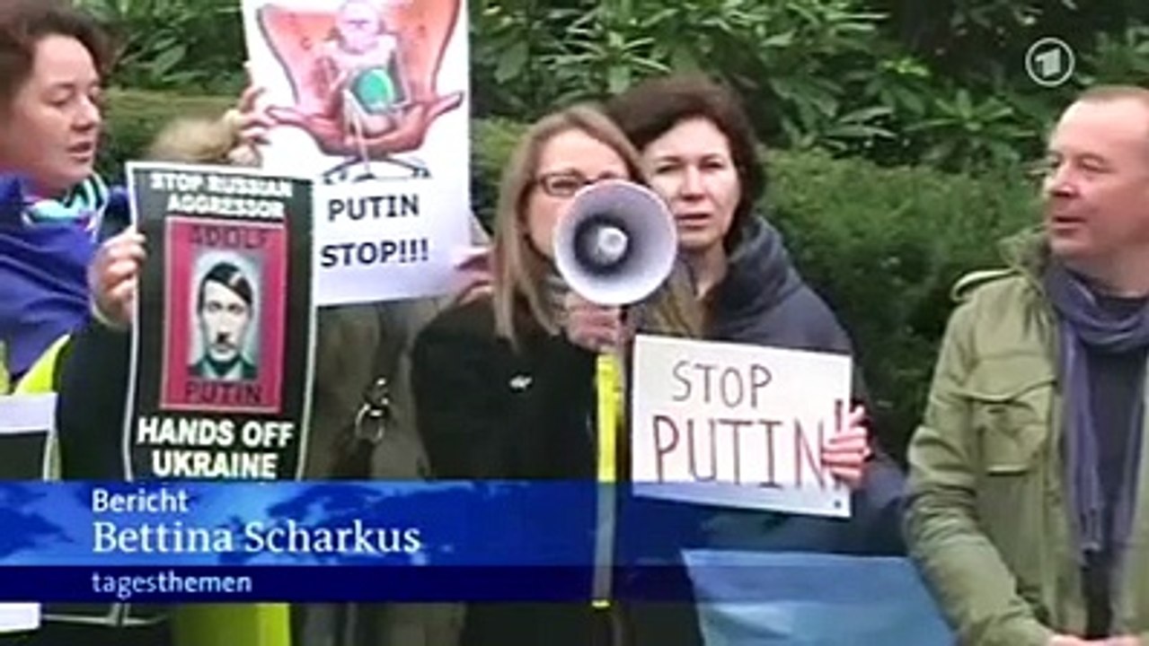 17.3.2014 tagesthemen Krim Referendum Ruslana Demo