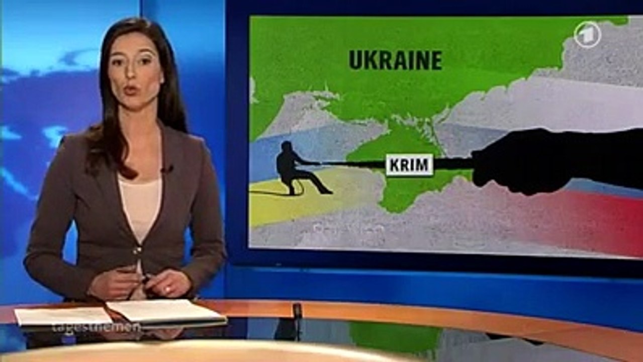 ARD tagesthemen 12.3.2014 Krim