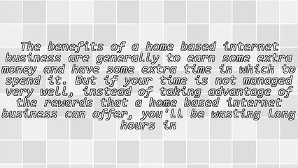 Be More Productive With Your Home Based Internet Business