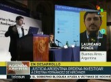 Justicia argentina ordena investigar a Cristina Fernández