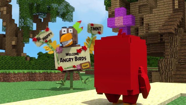 Minecraft Parody - ANGRY BIRDS! - (Minecraft Animation)